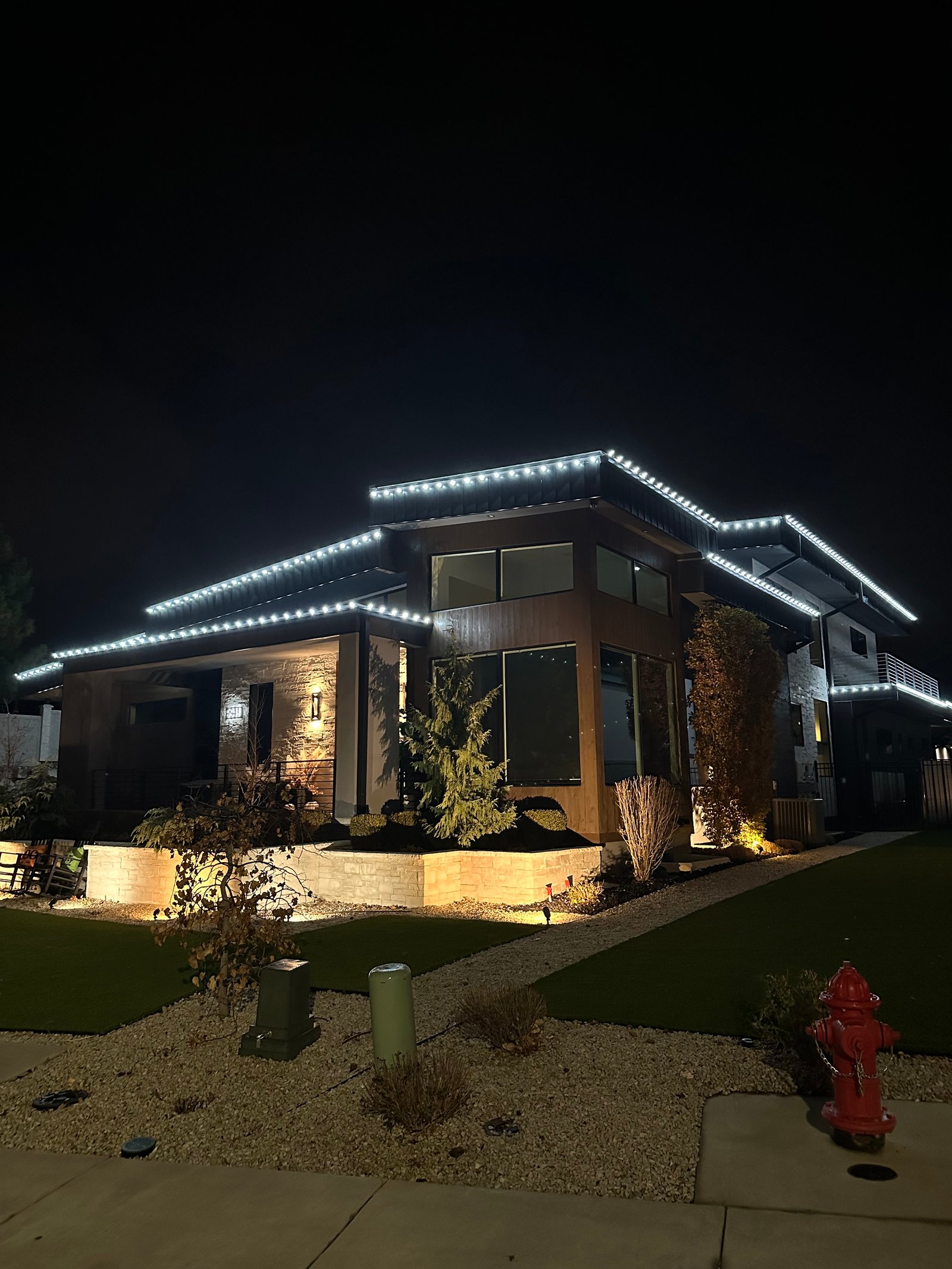 Holiday light display