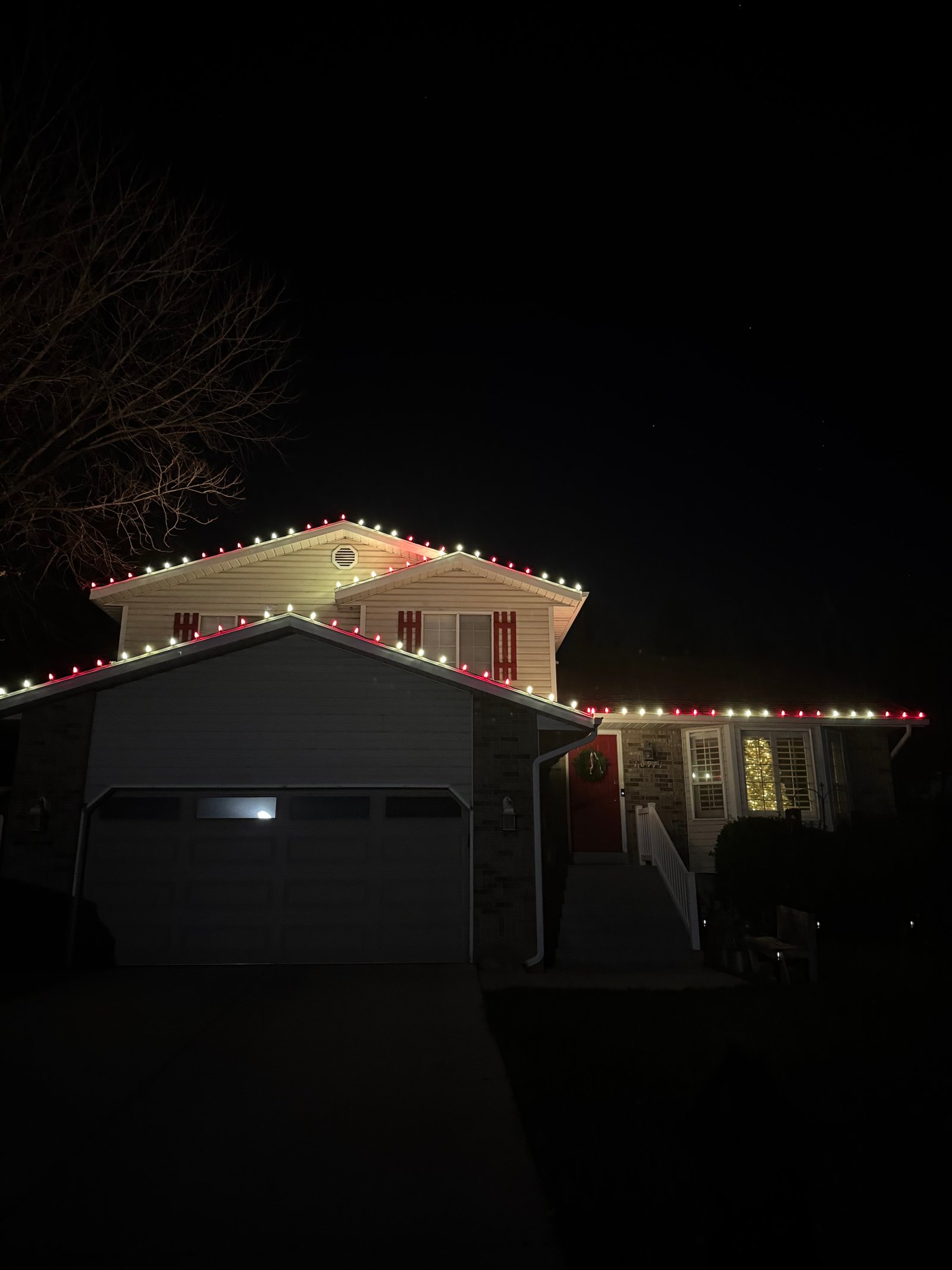 Holiday light display